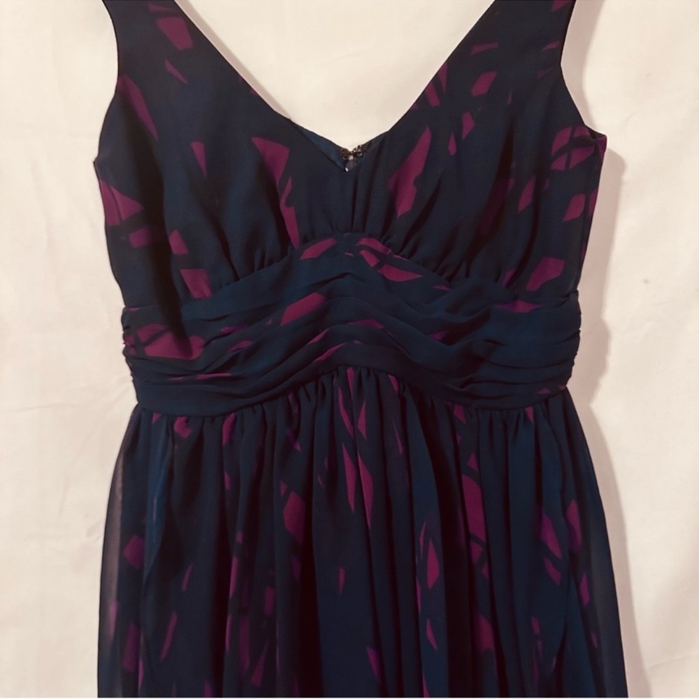 BCBG Generation | Dress | Navy with Fuchsia Print - Picture 8 of 15